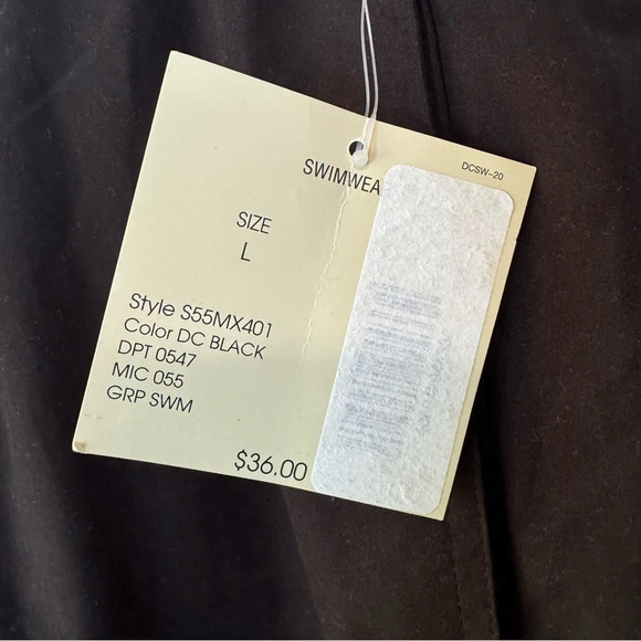 ✨3/$20✨ Daniel Cremieux Men’s Black Swim Shorts. 7 inch inseam NWT. Size Large - Picture 9 of 12